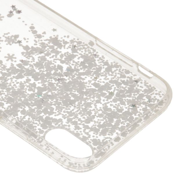 Snowflake Softcase Backcover iPhone X / Xs - Wit