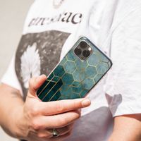 iMoshion Design hoesje iPhone 12 (Pro) - Patroon - Groen