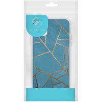 iMoshion Design hoesje Samsung Galaxy A51 - Grafisch Koper / Blauw