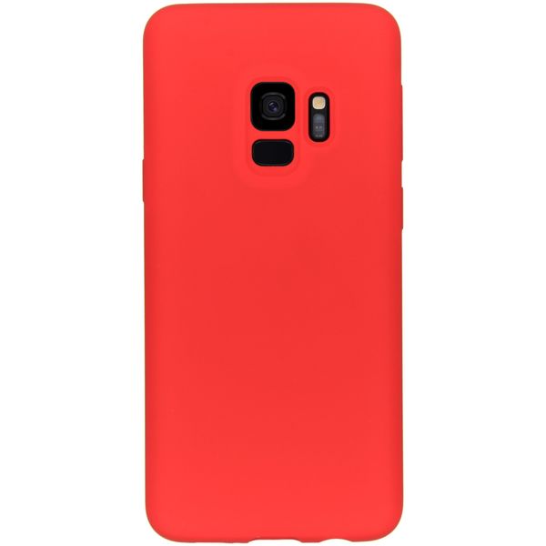 Accezz Liquid Silicone Backcover Samsung Galaxy S9 - Rood