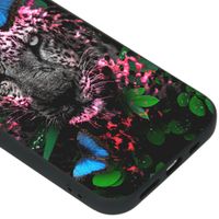 iMoshion Design hoesje iPhone 12 (Pro) - Jungle - Luipaard