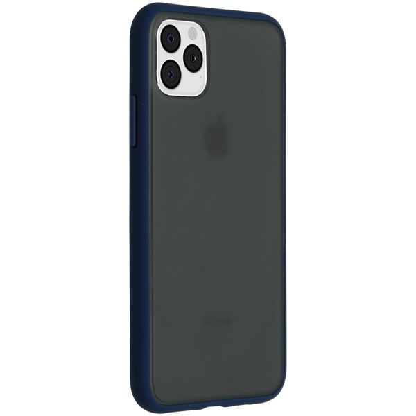 iMoshion Frosted Backcover iPhone 11 Pro Max - Blauw