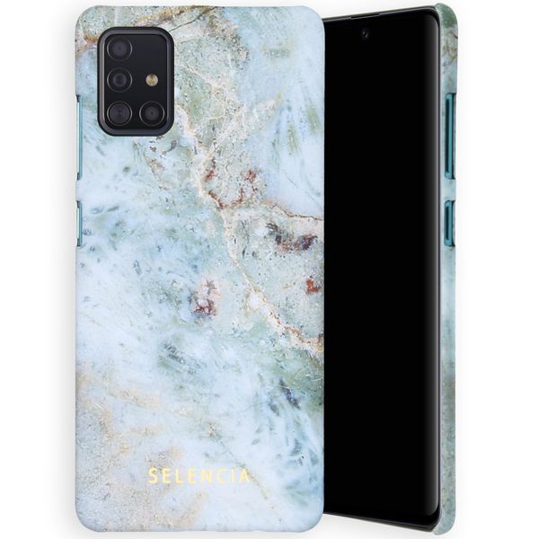 Selencia Maya Fashion Backcover Samsung Galaxy A51 - Marble Blue