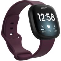 iMoshion Siliconen bandje Fitbit Sense / Versa 3 - Donkerrood