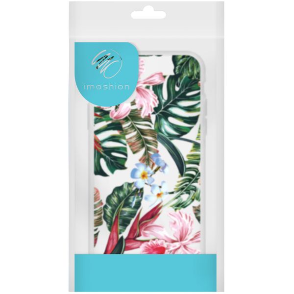 iMoshion Design hoesje Motorola Moto G8 Power - Jungle - Groen / Roze