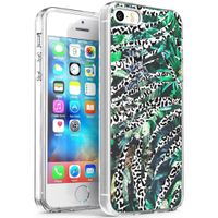 iMoshion Design hoesje iPhone 5 / 5s / SE - Jungle - Wit / Zwart