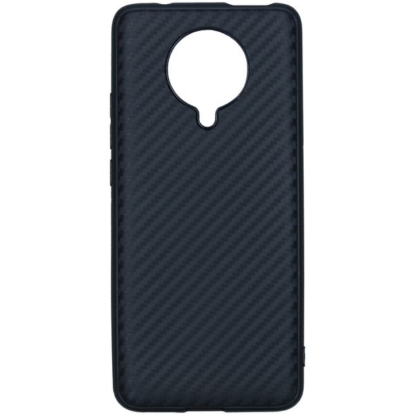 Carbon Softcase Backcover Xiaomi Poco F2 Pro - Zwart