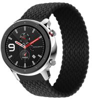 iMoshion Gevlochten nylon bandje Amazfit GTR - Zwart