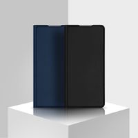 Dux Ducis Slim Softcase Bookcase Oppo A52 / A72 / A92 - Donkerblauw