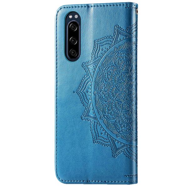 Mandala Bookcase Sony Xperia 5 - Turquoise