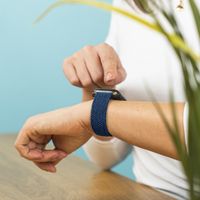 iMoshion Gevlochten nylon bandje Amazfit GTR - Donkerblauw