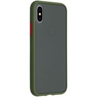 iMoshion Frosted Backcover iPhone X / Xs - Groen