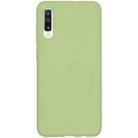 Accezz Liquid Silicone Backcover Samsung Galaxy A70 - Groen