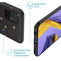 iMoshion Design hoesje Samsung Galaxy A51 - Sterren / Zwart