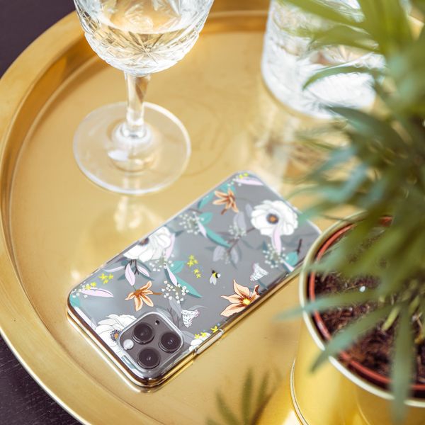 iMoshion Design hoesje Samsung Galaxy A20e - Bloem - Wit