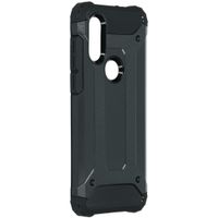 iMoshion Rugged Xtreme Backcover Motorola One Vision - Zwart