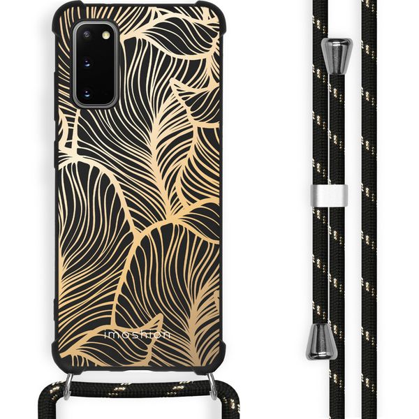 iMoshion Design hoesje met koord Samsung Galaxy S20 Plus - Bladeren