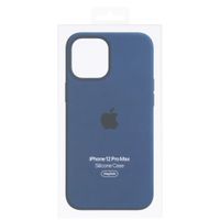 Apple Silicone Backcover MagSafe iPhone 12 Pro Max - Deep Navy