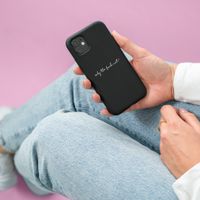 iMoshion Design hoesje iPhone 11 - Why The Fuck Not - Zwart