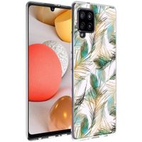 iMoshion Design hoesje Samsung Galaxy A42 - Pauw / Groen