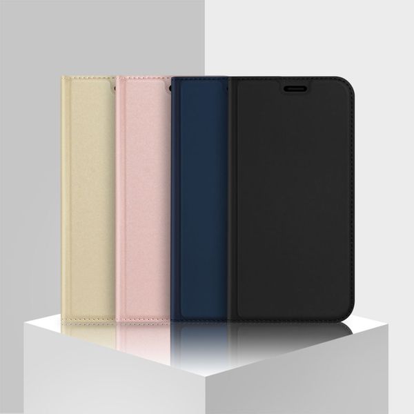 Dux Ducis Slim Softcase Bookcase iPhone 12 (Pro) - Zwart