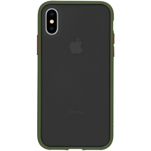 iMoshion Frosted Backcover iPhone X / Xs - Groen