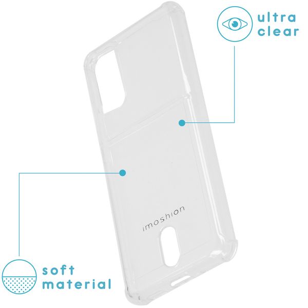 iMoshion Softcase Backcover met pashouder Galaxy S20 - Transparant