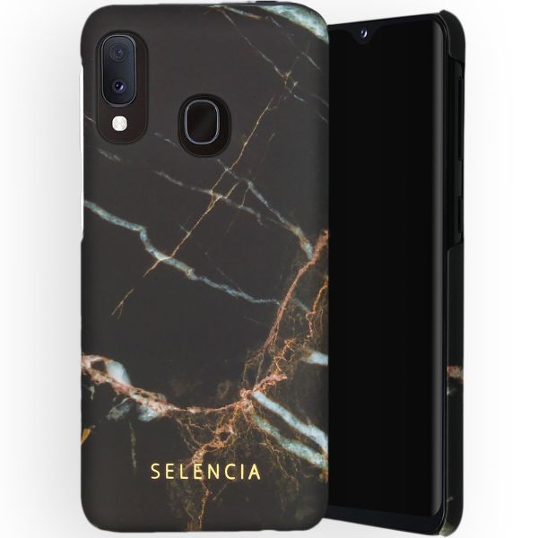 Selencia Maya Fashion Backcover Samsung Galaxy A20e - Marble Black