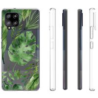 iMoshion Design hoesje Samsung Galaxy A42 - Bladeren - Groen