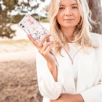 iMoshion Design hoesje met koord Samsung Galaxy S20 Plus - Bloem - Roze