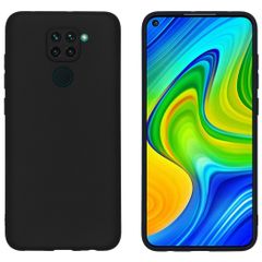 iMoshion Color Backcover Xiaomi Redmi Note 9 - Zwart