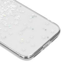 Snowflake Softcase Backcover iPhone X / Xs - Wit