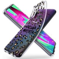 iMoshion Design hoesje Samsung Galaxy A40 - Luipaard - Bruin / Zwart