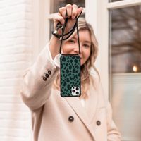 iMoshion Design hoesje met koord voor Samsung Galaxy A52(s) (5G/4G) - Luipaard - Groen