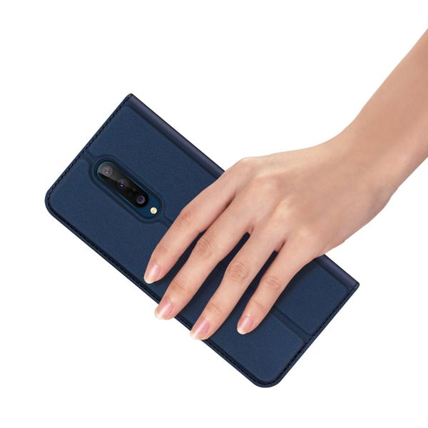 Dux Ducis Slim Softcase Bookcase OnePlus 8 - Donkerblauw