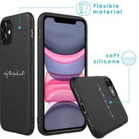 iMoshion Design hoesje iPhone 11 - Why The Fuck Not - Zwart