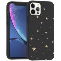 iMoshion Design hoesje iPhone 12 (Pro) - Sterren / Zwart