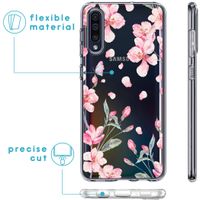 iMoshion Design hoesje Samsung Galaxy A50 / A30s - Bloem - Roze