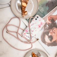 iMoshion Design hoesje met koord Samsung Galaxy S8 - Bloem - Roze