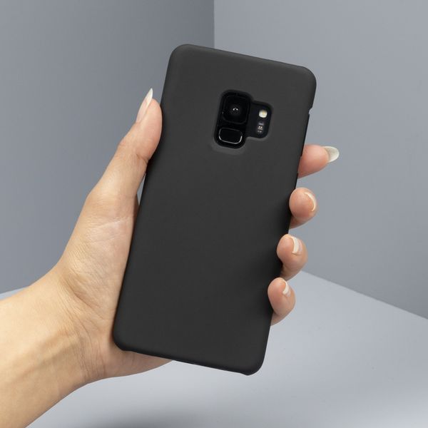 Effen Backcover Samsung Galaxy A70 - Zwart