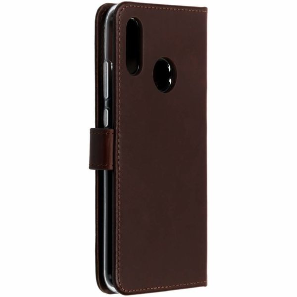 Selencia Echt Lederen Bookcase Huawei P Smart (2019)