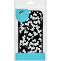 iMoshion Design hoesje Samsung Galaxy A71 - Bloem - Wit / Zwart