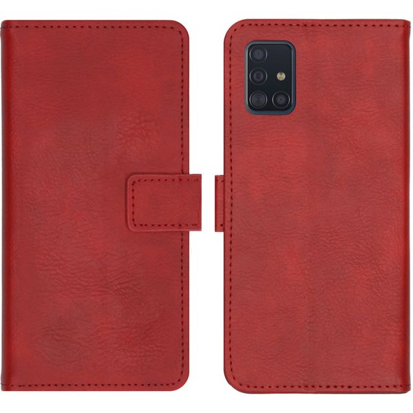 iMoshion Luxe Bookcase Samsung Galaxy A51 - Rood