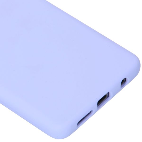 Accezz Liquid Silicone Backcover Samsung Galaxy S10 Plus - Paars