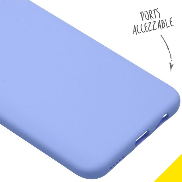 Accezz Liquid Silicone Backcover P Smart Pro / Huawei Y9s - Lila