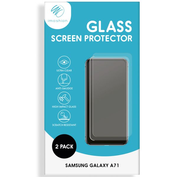 iMoshion Screenprotector Gehard Glas 2 pack Galaxy A71 / Note 10 Lite