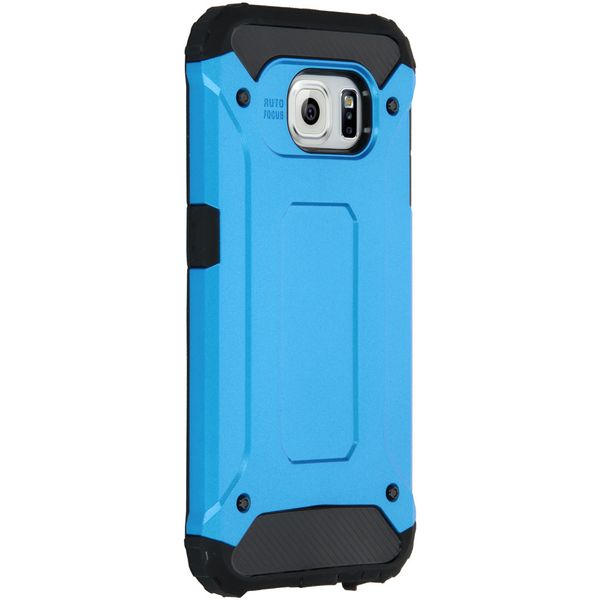 iMoshion Rugged Xtreme Backcover Samsung Galaxy S6 - Lichtblauw