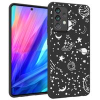 iMoshion Design hoesje Samsung Galaxy A52(s) (5G/4G) - Heelal - Wit