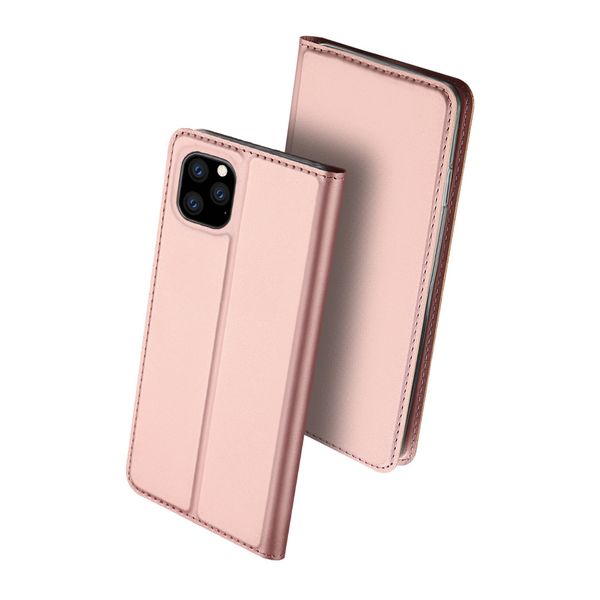 Dux Ducis Slim Softcase Bookcase iPhone 11 Pro Max - Rosé Goud