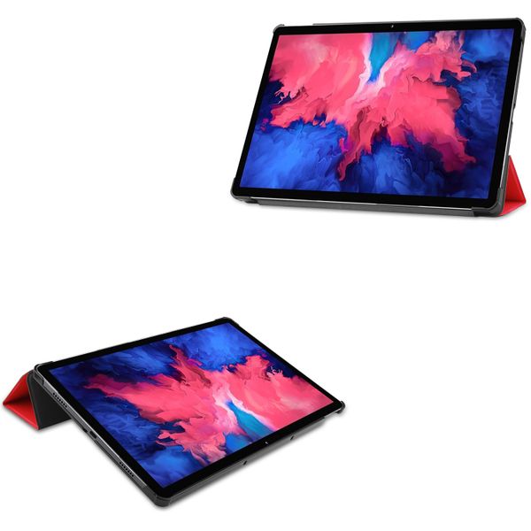 iMoshion Trifold Bookcase Lenovo Tab P11 / P11 Plus - Rood